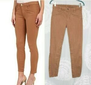 Joe's Jeans Womens Size 27 Flawless The Mustang Ankle Skinny Denim Jeans Suede